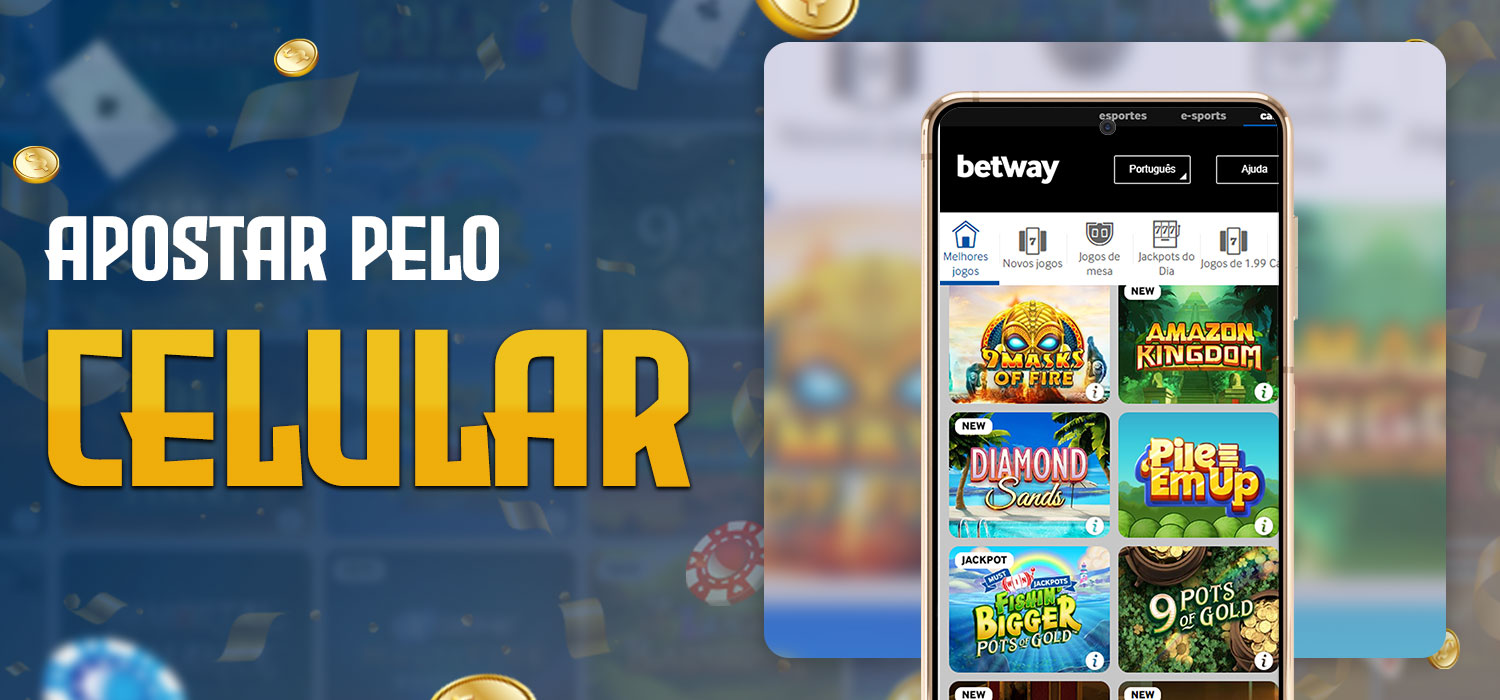 apostar pelo celular e computador no betway cassino