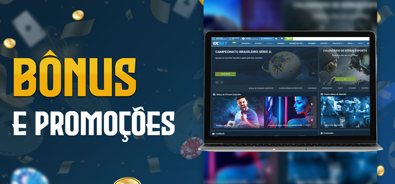 bônus e promoções