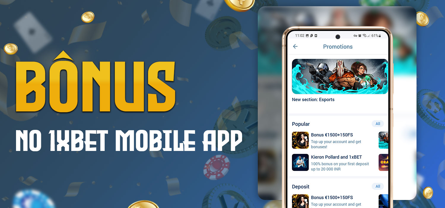 bônus para os novos clientes no 1xbet mobile app