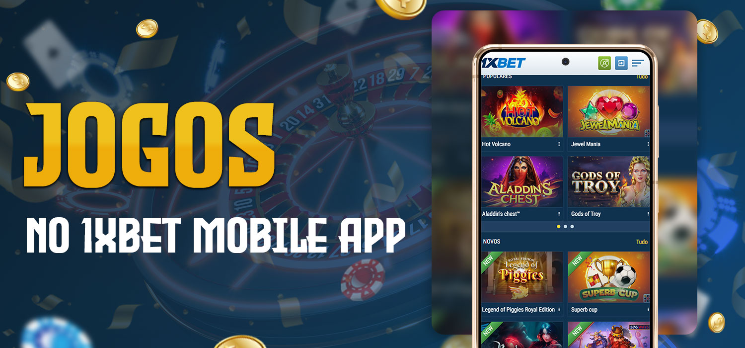 jogos caça-níqueis e outros jogos no aplicativo móvel 1xbet