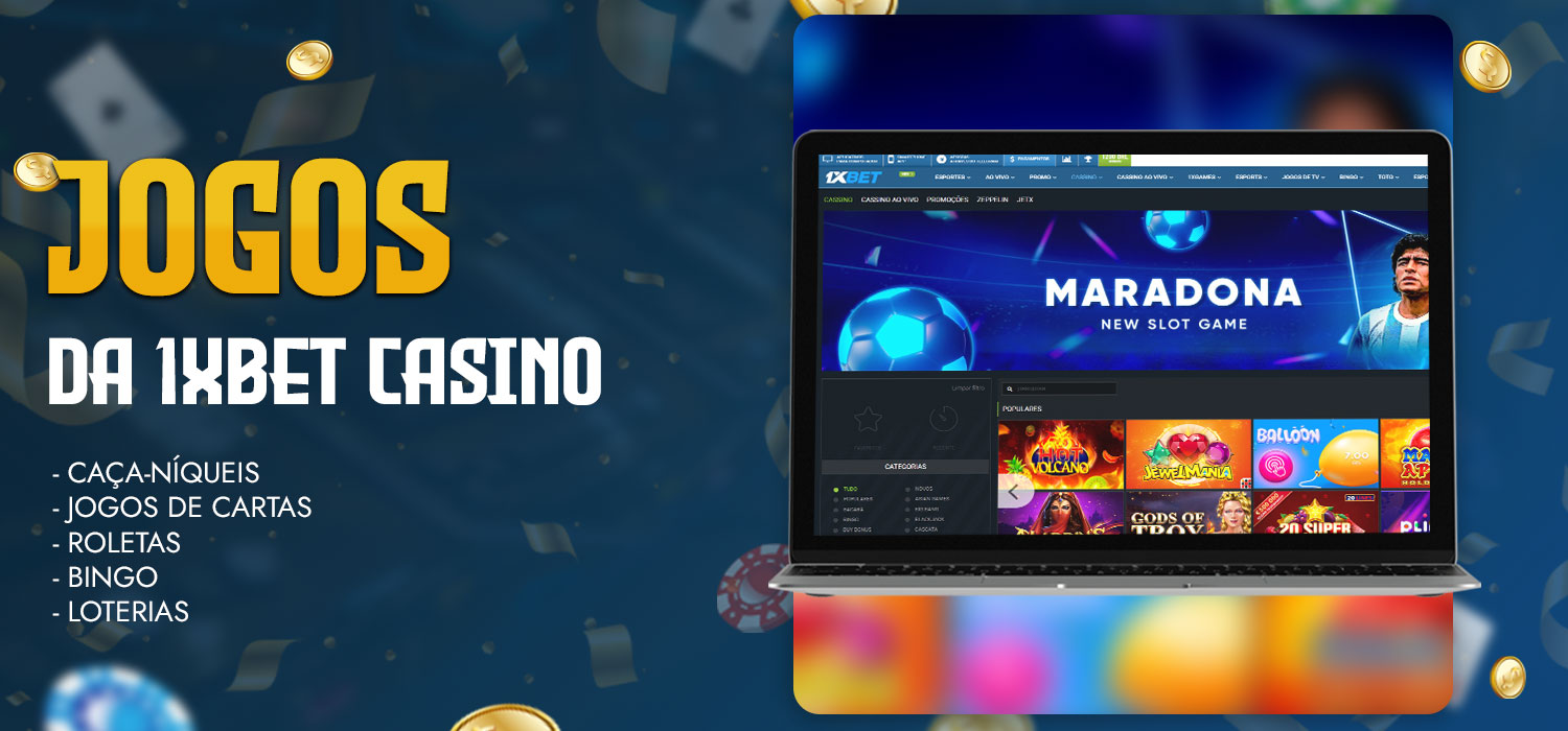 jogos da 1xbet casino