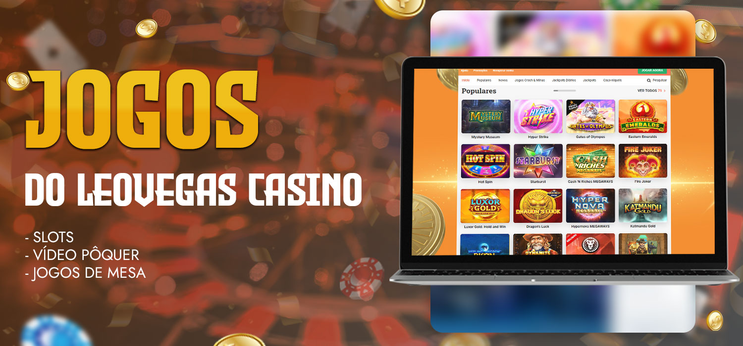 seleção de jogos do leovegas casino