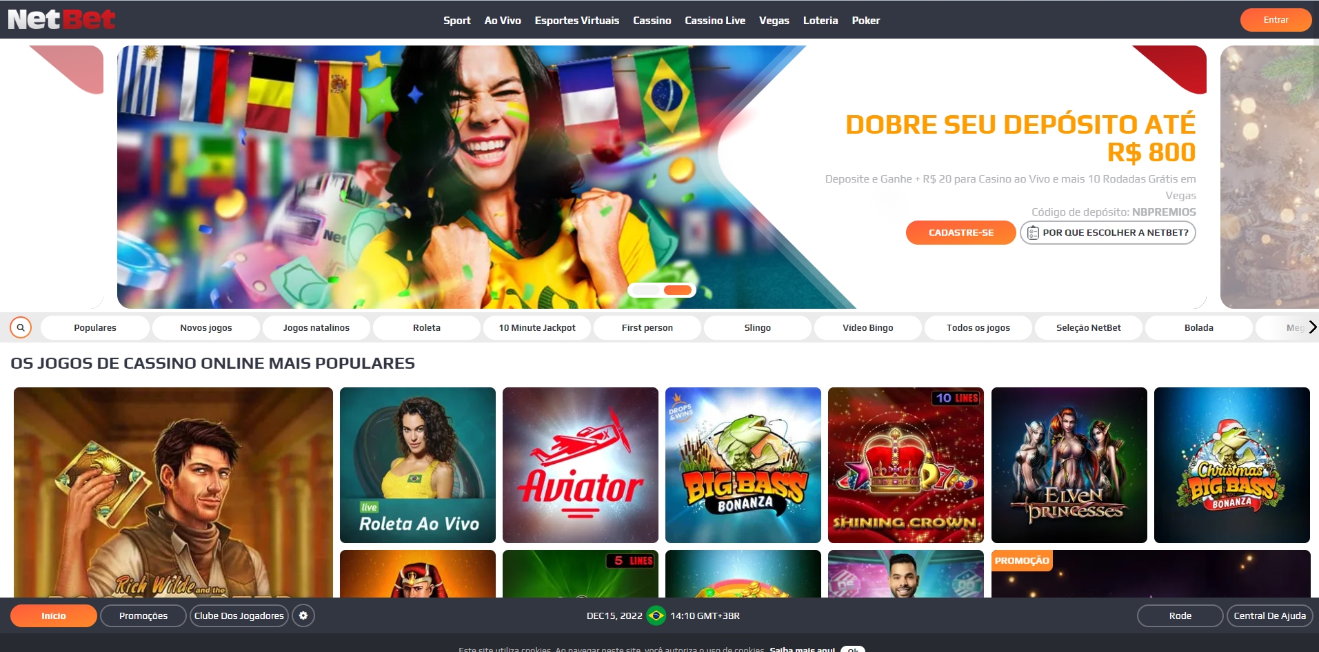 como funciona o site do netbet casino