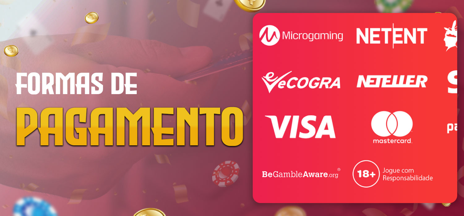 formas de pagamento