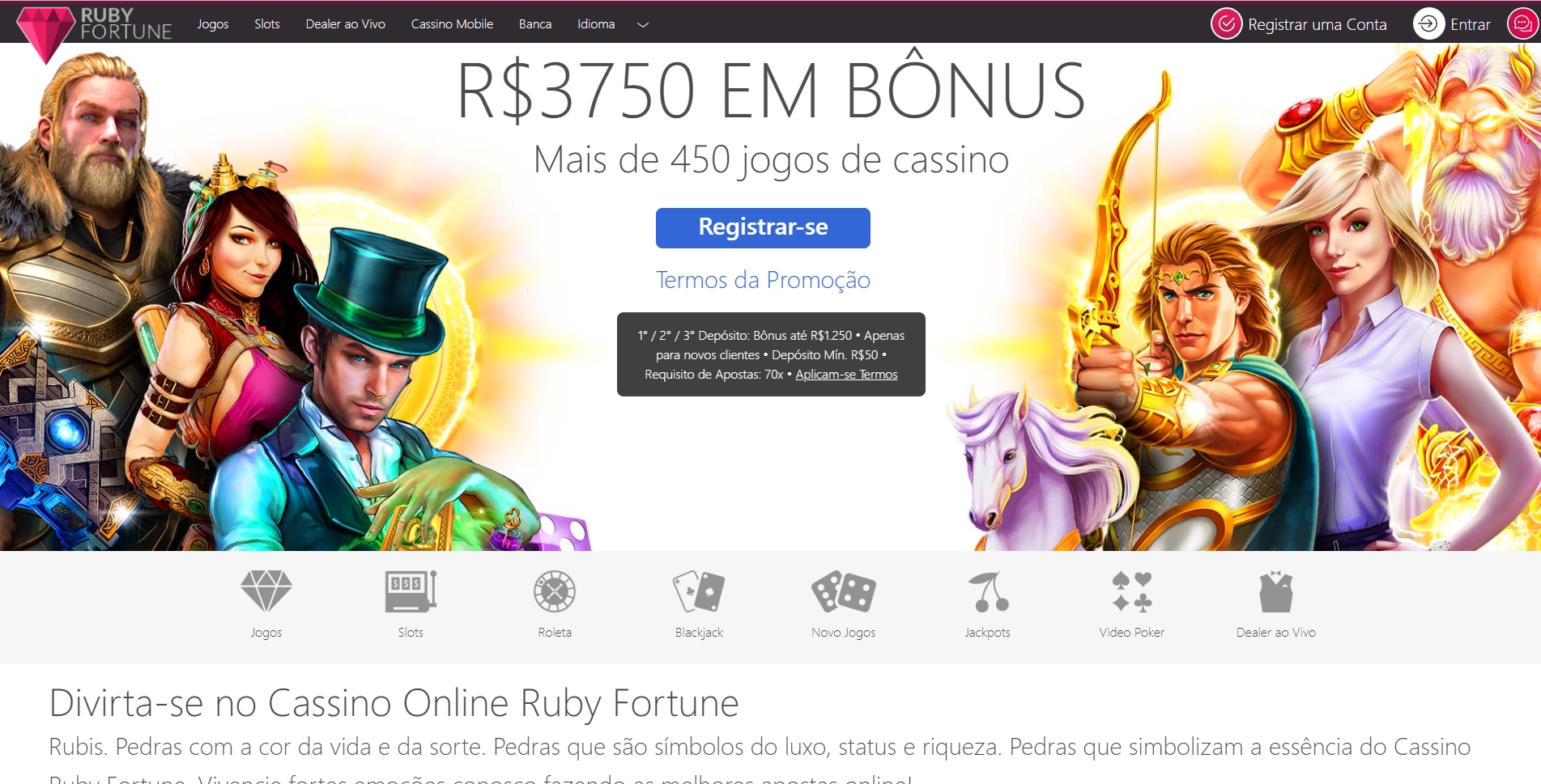 layout e navegação