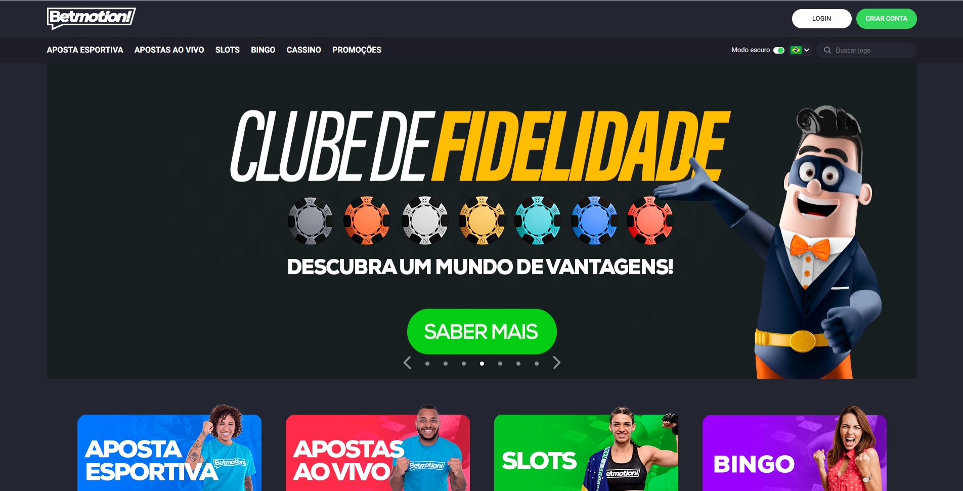 layout e navegação