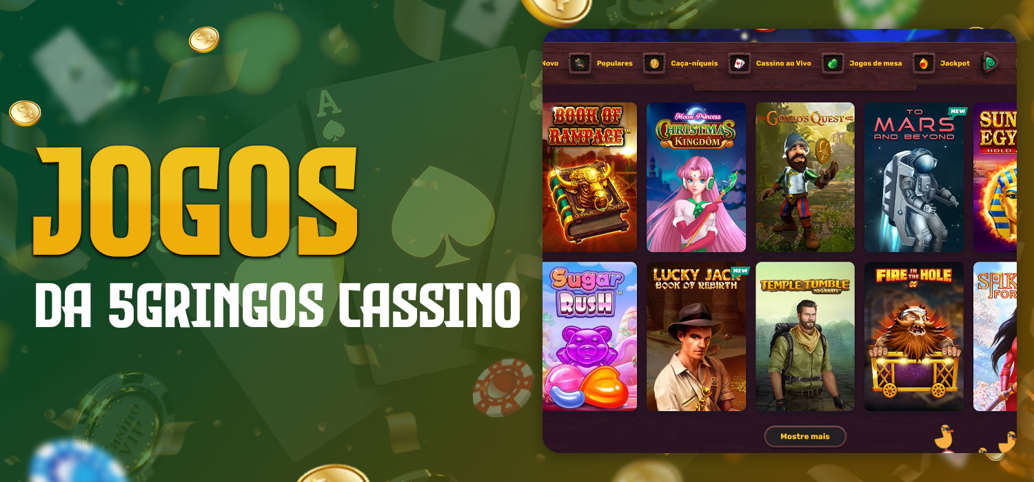 seleção de jogos da 5gringos cassino
