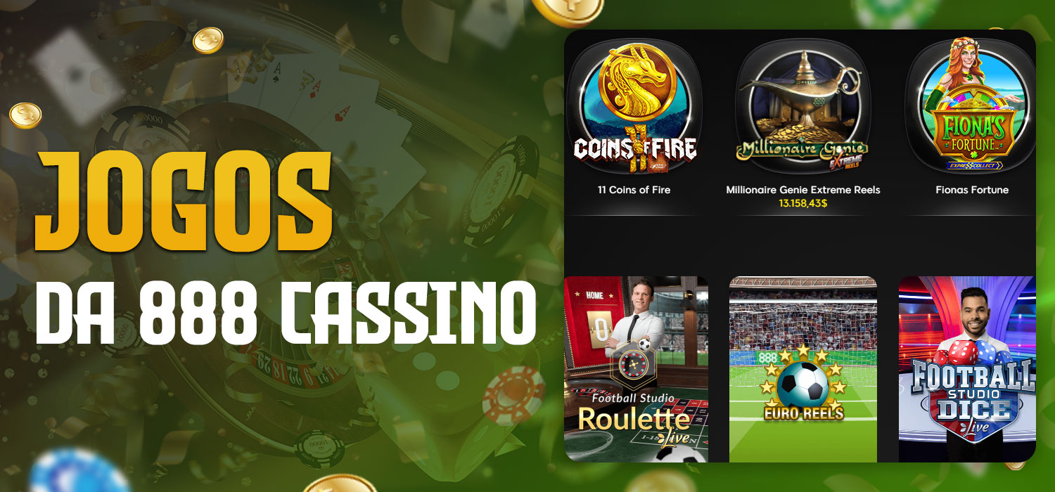seleção de jogos da 888 cassino