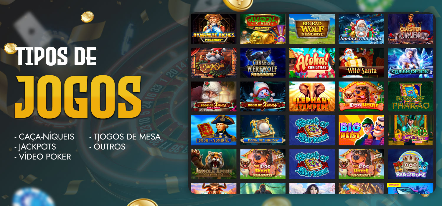 tipos de jogos de cassino do booi