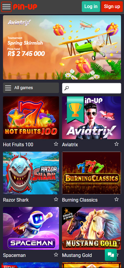 pin-up casino app inicio pagina